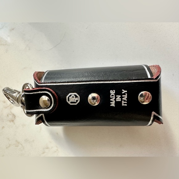 Leather Doggie Bag Holder - Made in Italy - Picture 3 of 5